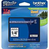 Brother P-touch TZe Laminated Tape Cartridges (BRTTZE111)