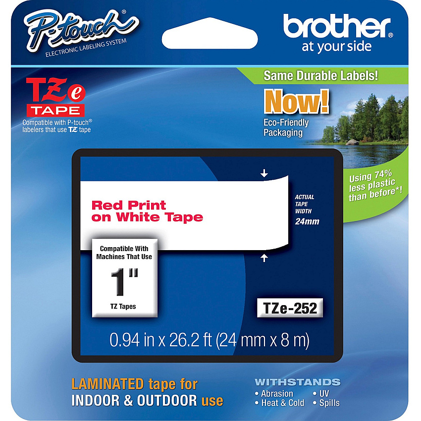 Brother P-Touch TZe Laminated Tape (TZE252)