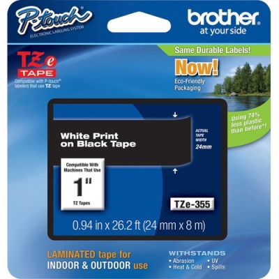 Brother P-Touch TZe Laminated Tape (TZE355)