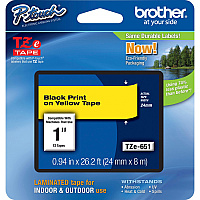 Brother P-Touch TZe Laminated Tape (BRTTZE651)