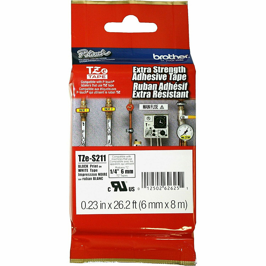 Brother P-touch Industrial TZe Tape Cartridges (BRTTZES211)
