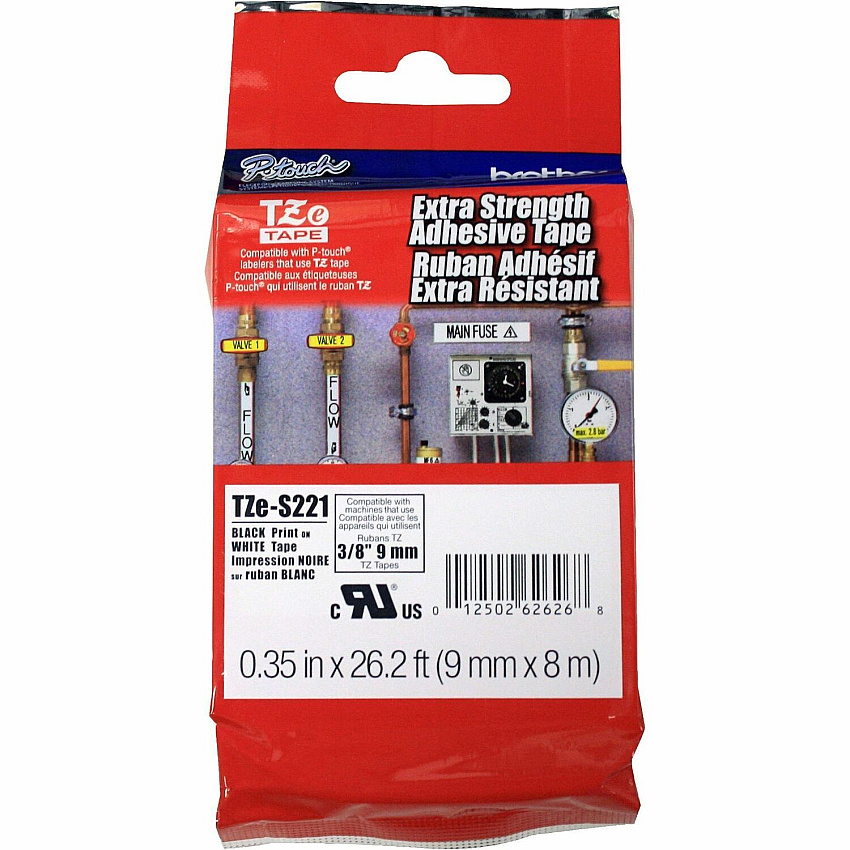 Brother P-touch Industrial TZe Tape Cartridges (BRTTZES221)