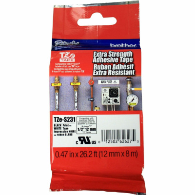 Brother P-touch Industrial TZe Tape Cartridges (TZES231)