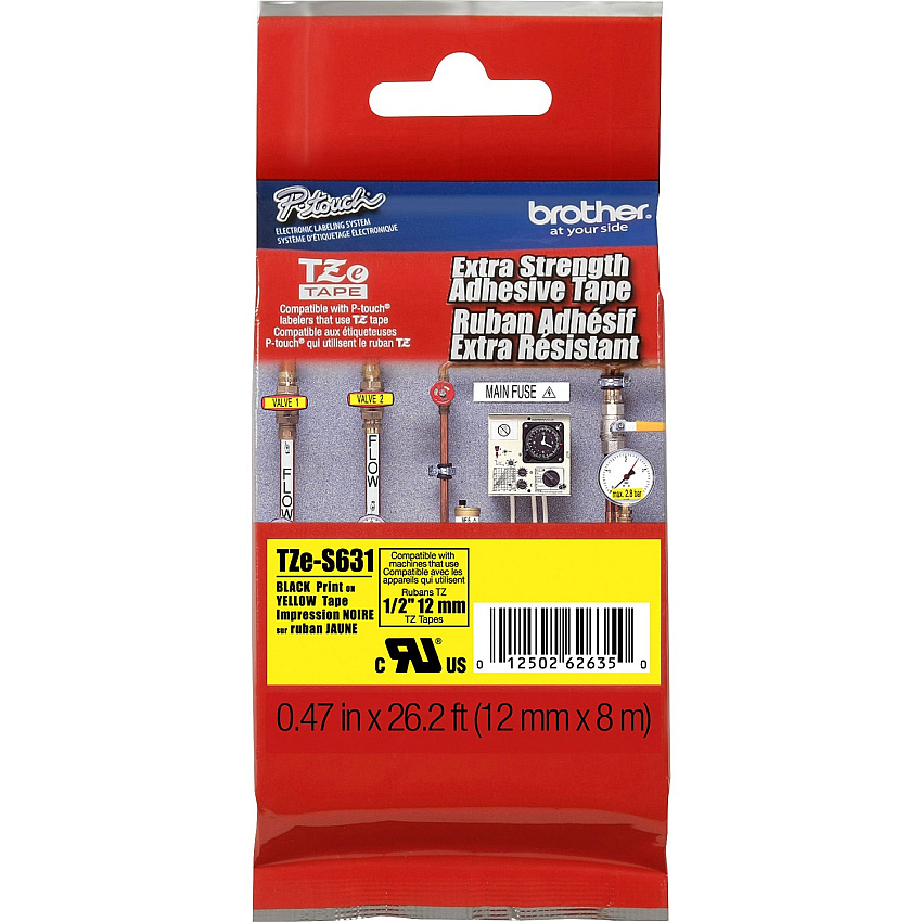 Brother P-touch Industrial TZe Tape Cartridges (BRTTZES631)