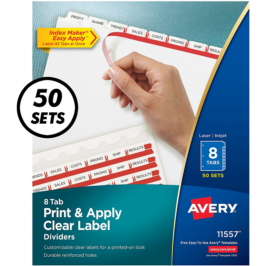 Avery Index Maker Index Divider (AVE11557)