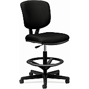 HON Volt Task Stool | Extended Height, Footring | Black Fabric (HON5705GA10T)