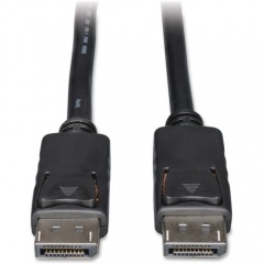 Tripp Lite DisplayPort Cable with Latching Connectors 4K 60 Hz (M/M) Black 3 ft. (0.91 m) (P580003)
