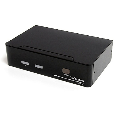 StarTech 2 Port Dvi Usb Kvm Switch With Audio (SV231DVIUA)