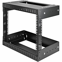 StarTech 8u Wall Mount Network Rack Adj 12-20in (RK812WALLOA)