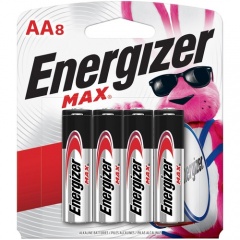 Energizer MAX Alkaline AA Batteries, 8 Pack (E91MP8)