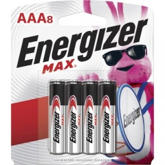 Energizer MAX Alkaline AAA Batteries (E92MP8)
