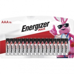 Energizer MAX Alkaline AAA Batteries (E92LP16)