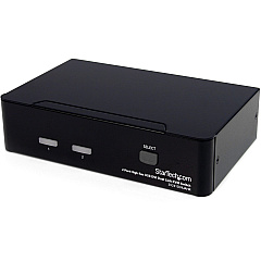 StarTech 2 Port High Res Usb Dvi Audio Kvm Switch (SV231DVIUAHR)