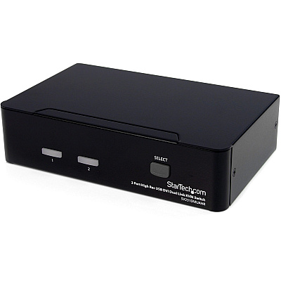 StarTech 2 Port High Res Usb Dvi Audio Kvm Switch (SV231DVIUAHR)