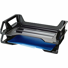 Officemate Achieva Recycled Side Load Letter Tray, 2/Pack (OIC26210)