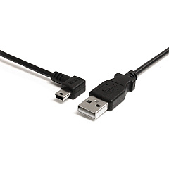 StarTech 6 Ft Usb To Left Angle Mini Usb Cable (USB2HABM6LA)