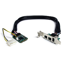 StarTech 3 Port 2b 1a Mini Pcie Firewire Card (MPEX1394B3)
