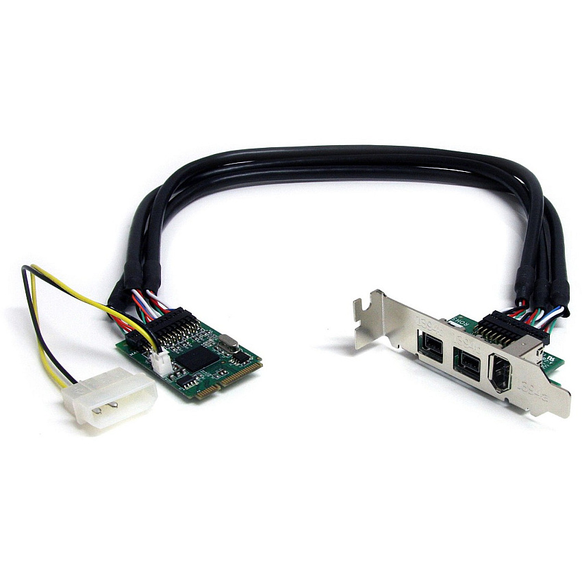 StarTech 3 Port 2b 1a Mini Pcie Firewire Card (MPEX1394B3)