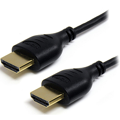 StarTech 3ft Slim Hdmi Cable W/ Ethernet 4k 30hz (HDMIMM3HSS)