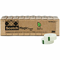 Scotch 3/4"W Magic Greener Tape Rolls (MMM81210P)
