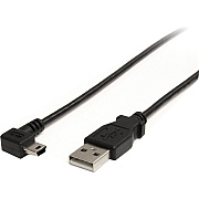 StarTech 3 Ft Usb To Right Angle Mini Usb Cable (USB2HABM3RA)