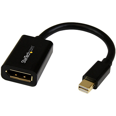 StarTech Mini Displayport To Displayport Adapter - 4k X 2k Uhd Video - Mini Dp To Dp Converter - Mini Displayport To Displayport 1.2 Adapter - Mdp Pc/computer (MDP2DPMF6IN)