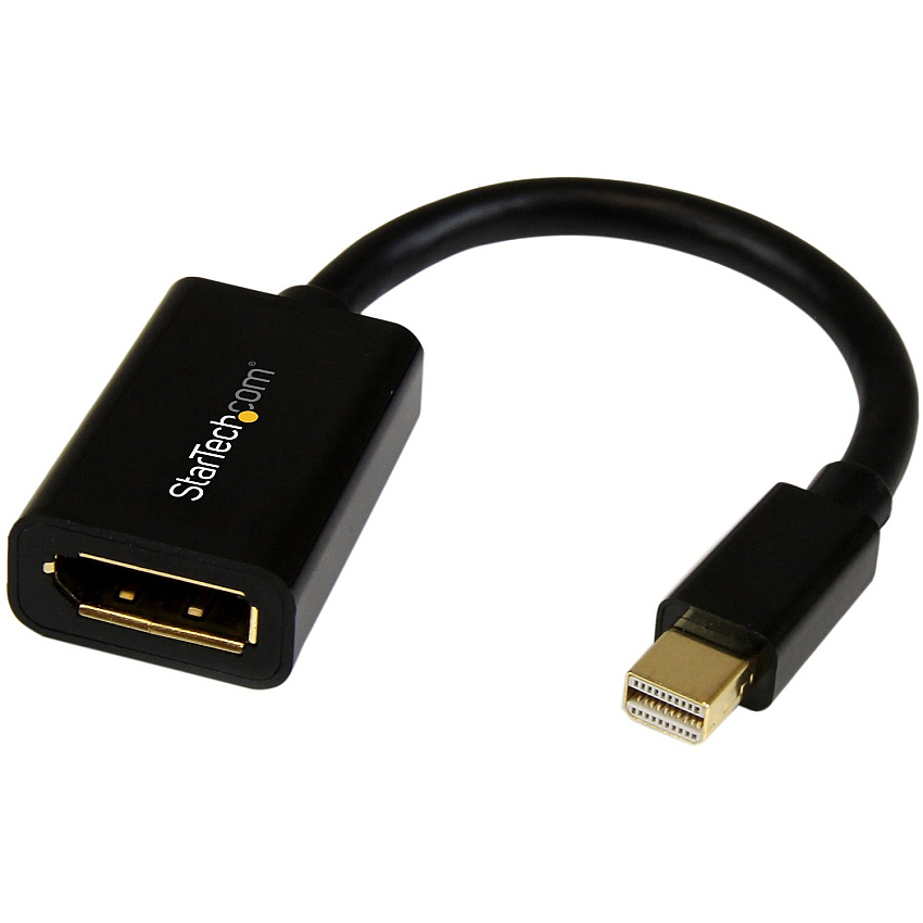 StarTech Mini Displayport To Displayport Adapter - 4k X 2k Uhd Video - Mini Dp To Dp Converter - Mini Displayport To Displayport 1.2 Adapter - Mdp Pc/computer (MDP2DPMF6IN)