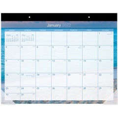AT-A-GLANCE Tropical Escape Calendar Monthly Desk Pad (DMDTE232)