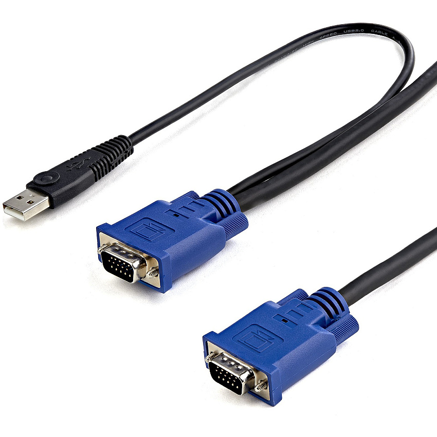 StarTech 10 Ft 2-in-1 Ultra Thin Usb Kvm Cable (SVECONUS10)