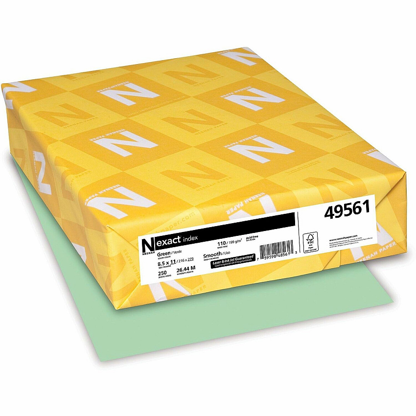 Exact Heavyweight Index Paper - Green (WAU49561)