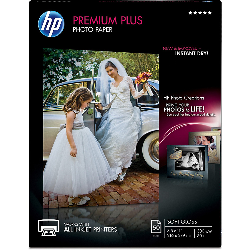 HP Premium Plus Soft Gloss Photo Paper (CR667A)