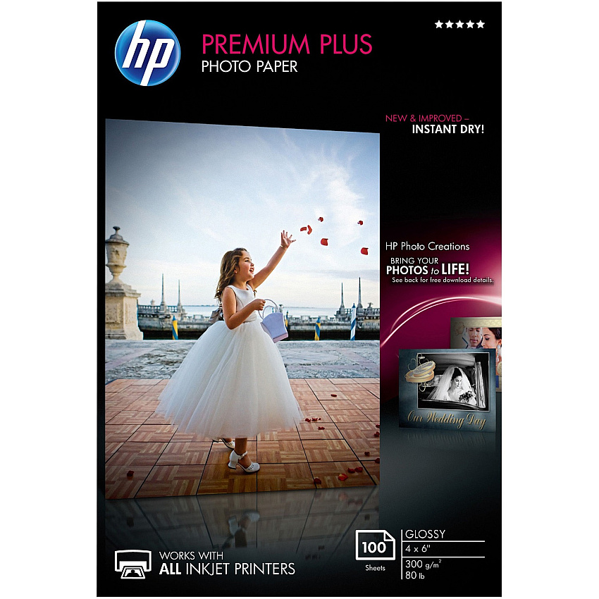 HP Premium Plus 11.5 mil Photo Paper (HEWCR668A)