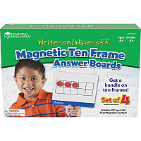 Learning Resources Magnetic 10-frame Answer Boards (LRNLER6645)