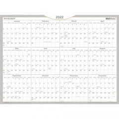 AT-A-GLANCE WallMates Dry Erase, Self-Adhesive Yearly Wall Planner (AW506028)