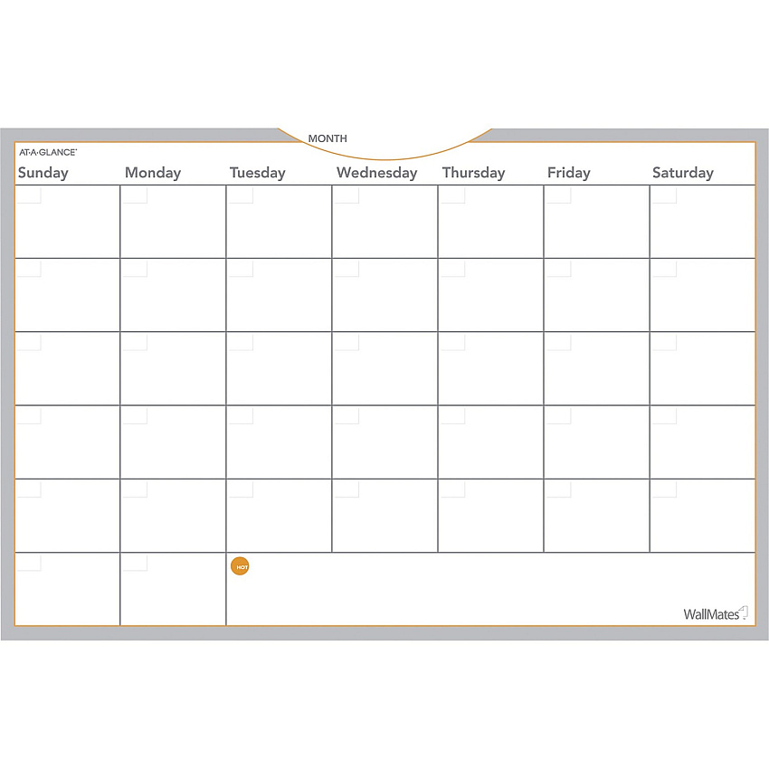 AT-A-GLANCE WallMates Monthly Planning Surface (AAGAW602028)