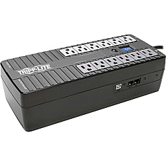 Tripp Lite 850VA 425W Standby UPS - 12 NEMA 5-15R Outlets, 120V, 50/60 Hz, USB, LCD, ENERGY STAR, Desktop/Wall (ECO850LCD)