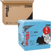 Wypall Power Clean Oil, Grease & Ink Quarterfold Disposable Wipes (33560)