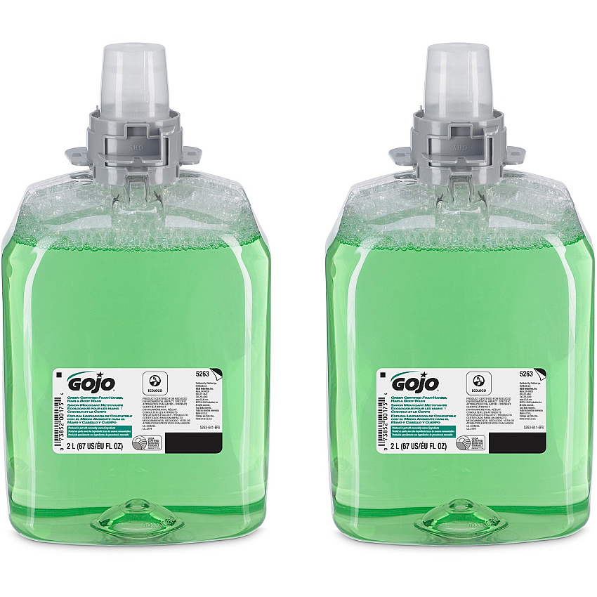 GOJO FMX-20 Green Certified Foam Hand, Hair & Body Wash (GOJ526302)