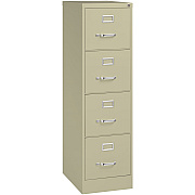 Lorell Fortress Series 22" Commercial-Grade Vertical File Cabinet (LLR42293)