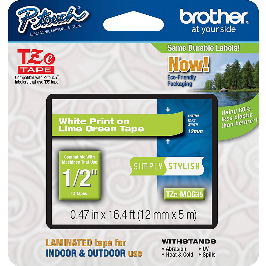 Brother P-Touch TZe Laminated Tape (TZEMQG35)