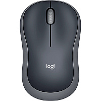 Logitech M185 Wireless Mouse, 2.4GHz with USB Mini Receiver, 12-Month Battery Life, 1000 DPI Optical Tracking, Ambidextrous, Compatible with PC, Mac, Laptop (Swift Grey) (LOG910002225)