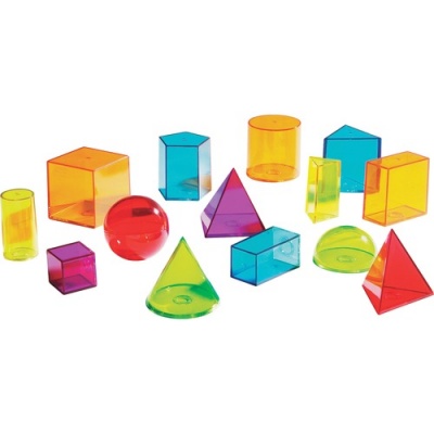 Learning Resources View Thru Geometric Solids Set (LER4331)