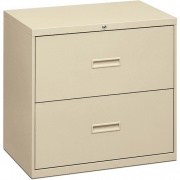 Basyx by HON Lateral File | 2 Drawers | Molded Pull | 30"W | Putty Finish (432LL)