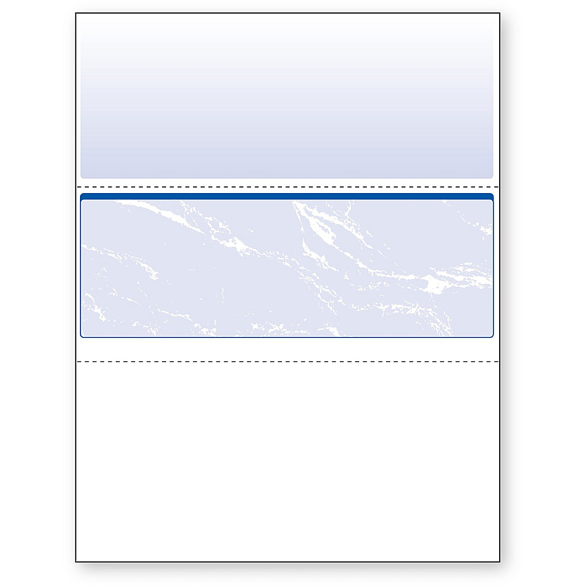 DocuGard Security Blue Marble Business Checks with 11 Features to Prevent Fraud (PRB04509)