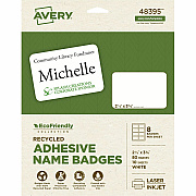 Avery Eco-friendly Premium Name Badge Labels (AVE48395)
