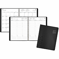AT-A-GLANCE Contemporary Weekly/Monthly Planner, Vertical-Column Format, 11 x 8.25, Graphite Cover, 12-Month (Jan to Dec): 2026 (70950X45)