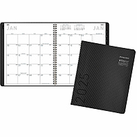 AT-A-GLANCE Contemporary Monthly Planner, Premium Paper, 11 x 9, Graphite Cover, 12-Month (Jan to Dec): 2026 (70260X45)