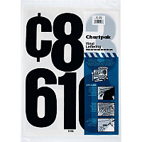 Chartpak Permanent Adhesive Vinyl Numbers (CHA01198)