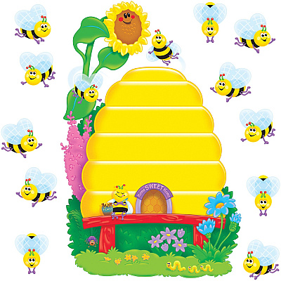 TREND Busy Bees Job Chart Bulletin Board Set (TEPT8077)