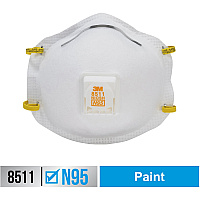 3M Particulate Respirator N95 (MMM8511PB1A)